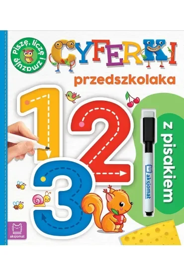 1, 2, 3. Cyferki przedszkolaka z pisakiem. Piszę, liczę i zmazuję