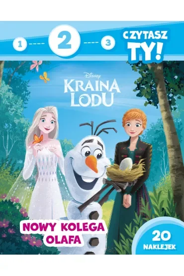 1, 2, 3, czytasz Ty! Poziom 2. Nowy kolega Olafa. Disney Kraina Lodu