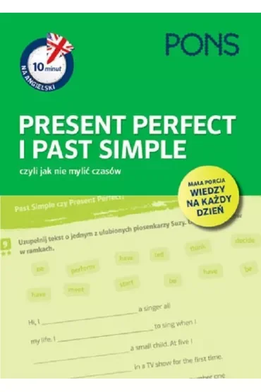 10 minut na angielski PONS Present Perfect i Past Simple czyli jak nie mylić czasów A1/A2