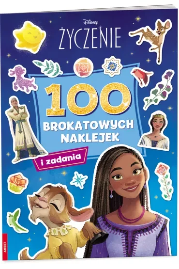 100 brokatowych naklejek. Disney Życzenie
