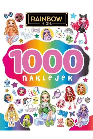 1000 naklejek. Rainbow High