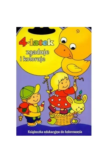 4-latek zgaduje i koloruje