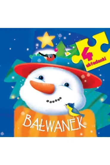 4 układanki. Bałwanek