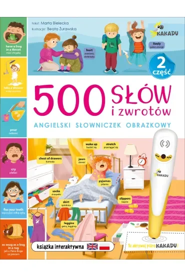 500 słów i zwrotów. Angielski słowniczek obrazkowy. Część 2