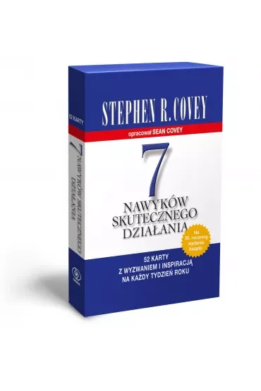 7 nawyków skutecznego działania. 52 karty z wyzwaniem i inspiracją na każdy tydzień roku