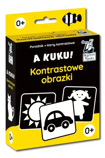 A kuku! Kontrastowe obrazki (Poradnik + karty obrazkowe). Kapitan Nauka. A kuku!