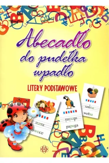 Abecadło do pudełka wpadło Litery podstawowe