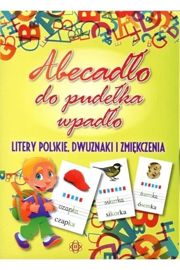 Abecadło do pudełka wpadło Litery polskie, dwuznaki i zmiękczenia