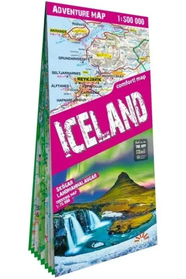 Islandia laminowana mapa samochodowo-turystyczna 1:500 000 2026