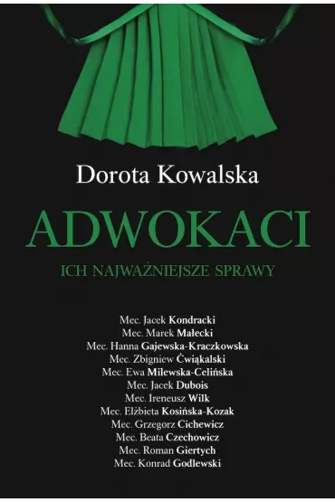 Adwokaci. Ich najważniejsze sprawy