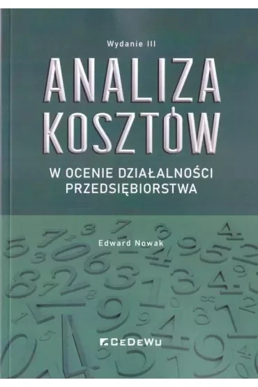 Analiza kosztów w ocenie działalności przedsiębiorstwa