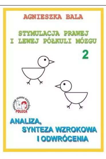 Analiza, synteza wzrokowa i odwrócenia. Stymulacja prawej i lewej półkuli. Część 2