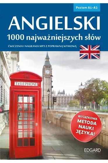 Angielski. 1000 najważniejszych słów. Poziom A1-A2