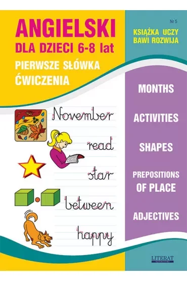 Angielski dla dzieci 5 Pierwsze słówka Ćwiczenia 6-8 lat