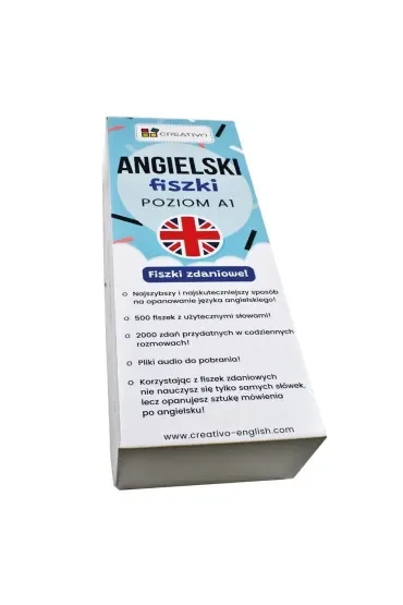 Angielski fiszki zdaniowe. Poziom A1