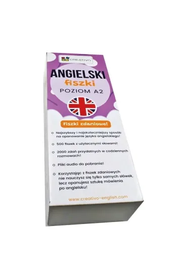 Angielski fiszki zdaniowe. Poziom A2