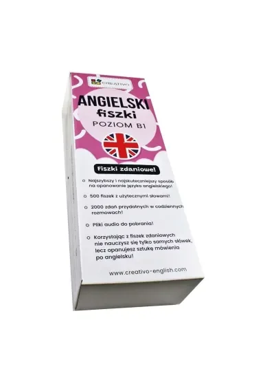 Angielski fiszki zdaniowe. Poziom B1