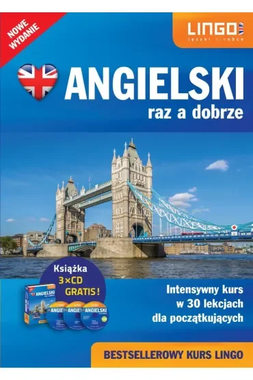 Angielski raz a dobrze. Pakiet dla początkujących: Książka + 3 płyty CD