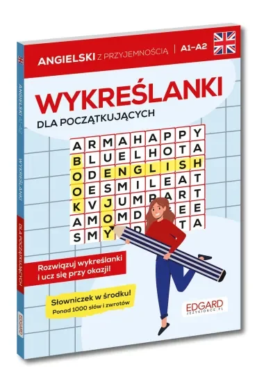 Angielski. Wykreślanki dla początkujących A1-A2