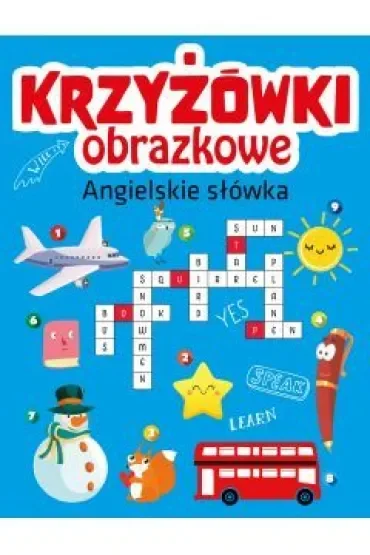 Angielskie słówka. Krzyżówki obrazkowe