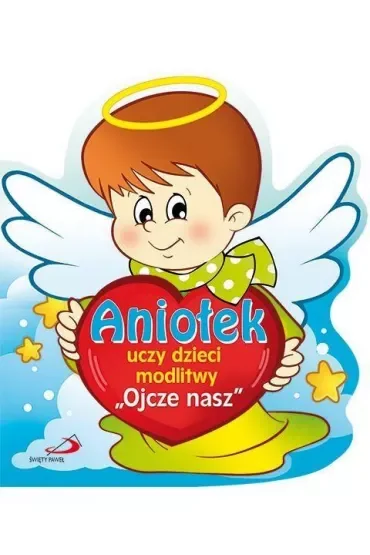 Aniołek uczy dzieci modlitwy "Ojcze nasz"