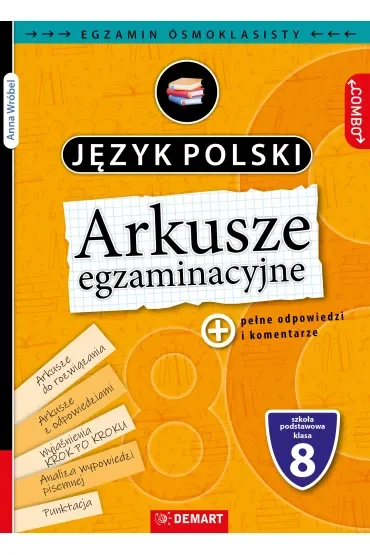 KSIAZECZKA EDUK A4 TESTY OSMOKLASISTY J.POLSKI
