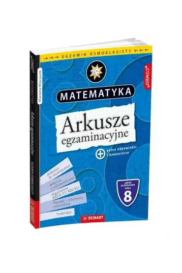 Arkusze egzaminacyjne. Matematyka. Szkoła podstawowa. Klasa 8
