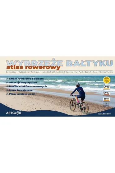 Atlas Rowerowy Wybrzeże Bałtyku 1:50 000