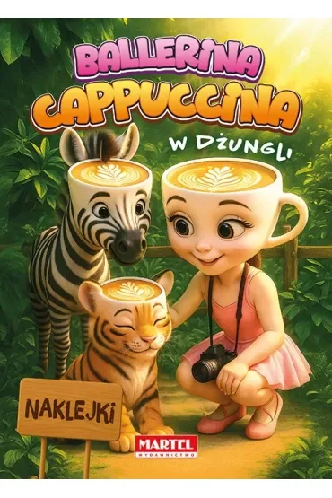 Ballerina Cappuccina w dżungli + naklejki