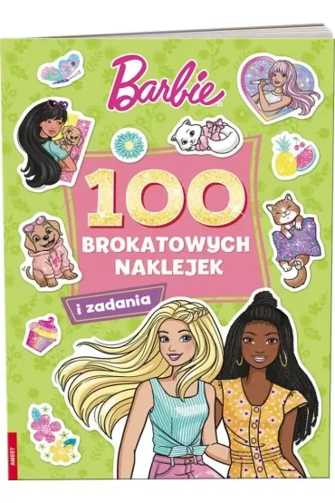 BARBIE. 100 BROKATOWYCH NAKLEJEK