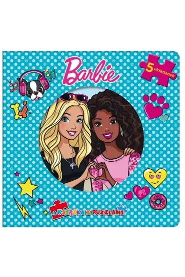 Barbie Książka z puzzlami
