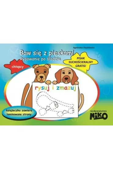 Baw się z pieskami rysowanie po śladzie