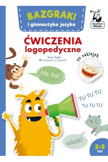Bazgraki i gimnastyka języka. Ćwiczenia logopedyczne. Kapitan Nauka