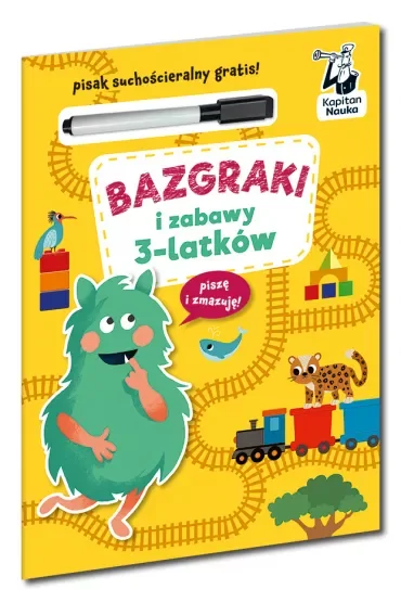 Bazgraki i zabawy 3-latków. Kapitan Nauka