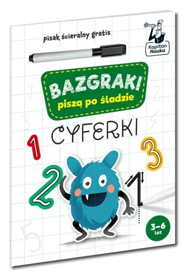 Bazgraki piszą po śladzie. Cyferki