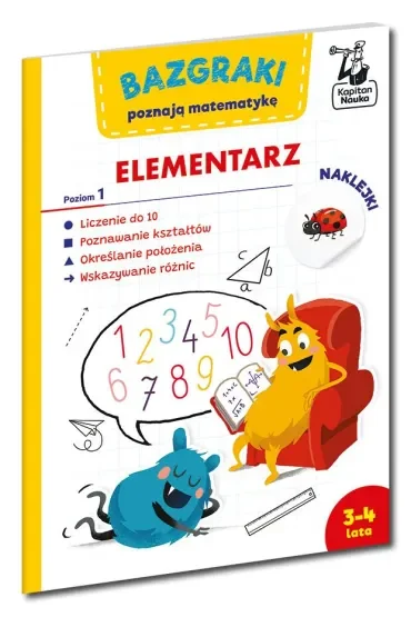 Bazgraki poznają matematykę. Elementarz. Poziom 1. Kapitan Nauka