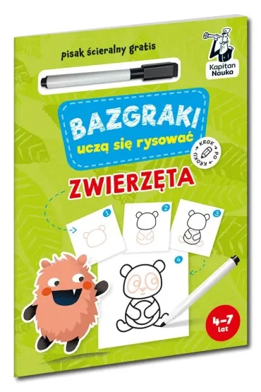 Bazgraki uczą się rysować. Zwierzęta. Kapitan Nauka