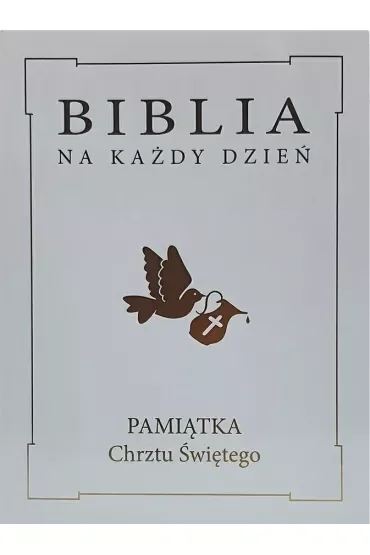 Biblia na każdy dzień. Chrzest złoto