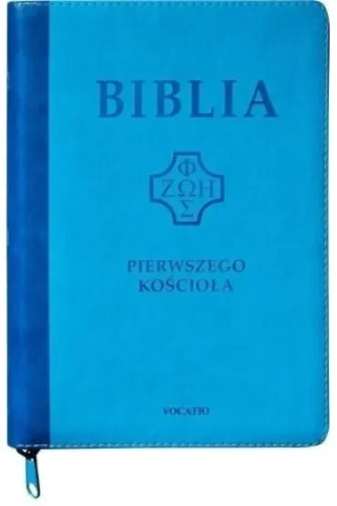 Biblia pierwszego Kościoła z paginat. suwak błękit