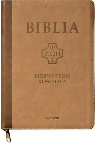 Biblia pierwszego Kościoła z paginat. suwak brąz