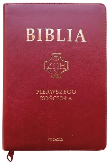 Biblia pierwszego Kościoła z paginat. suwak burgun