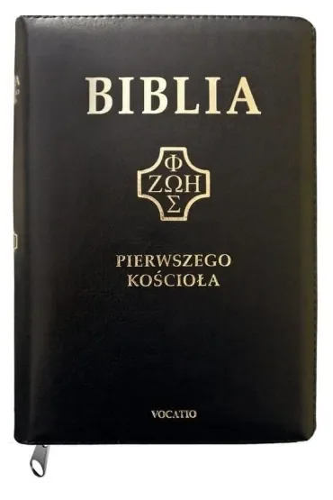 Biblia pierwszego Kościoła z paginat. suwak czarna