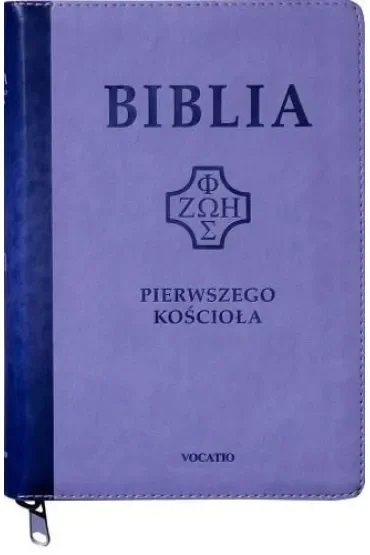 Biblia pierwszego Kościoła z paginat. suwak fiolet