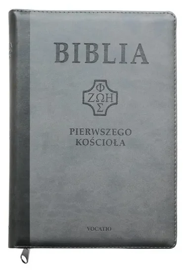Biblia pierwszego Kościoła z paginat. suwak szary