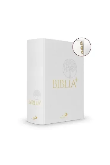 Biblia Plus płótno biała paginacja