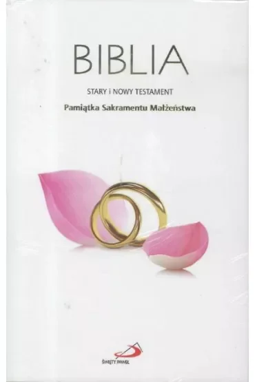 Biblia ST i NT. Pamiątka Sakramentu Małżeństwa