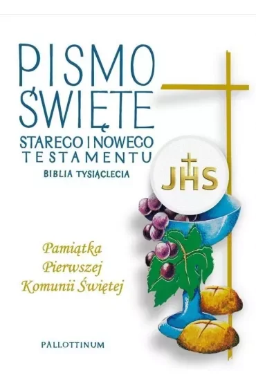 Biblia Tysiąclecia duża TW (komunia chleb)