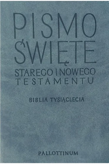 Biblia Tysiąclecia - oazowa, ekoskóra
