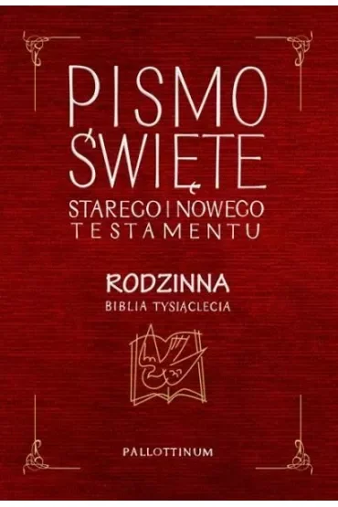 Biblia Tysiąclecia rodzinna czerwona