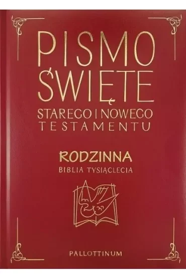 Biblia Tysiąclecia rodzinna ekooprawa, złocona